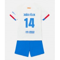 Dječji Nogometni Dres Barcelona Joao Felix #14 Gostujuci 2023-24 Kratak Rukav (+ Kratke hlače)